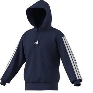 ADIDAS Essential Three Stripe Hoodie Navy LT